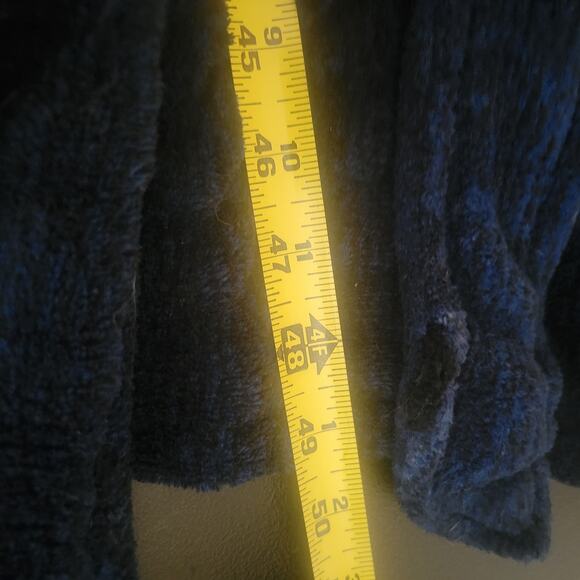 Geoffrey Beene Mens Bathrobe OSFM Soft Comfortable Tie included Blue color - Picture 7 of 7